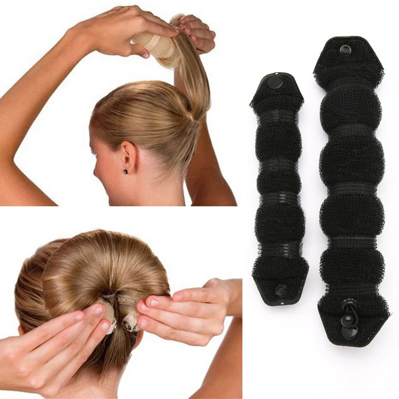

Hair Styling Magic Sponge Clip Foam Bun Curler Hairstyle Twist Maker Tool Girl Hair Donut Braider Hair Styling Tools Accessories