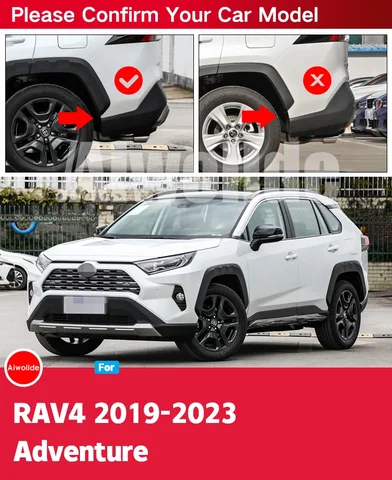 Для Toyota RAV4 2019-2023 Hybrid XA50 2022 брызговик автомобильных крыльев Передние Задние Брызговики Автоаксессуары