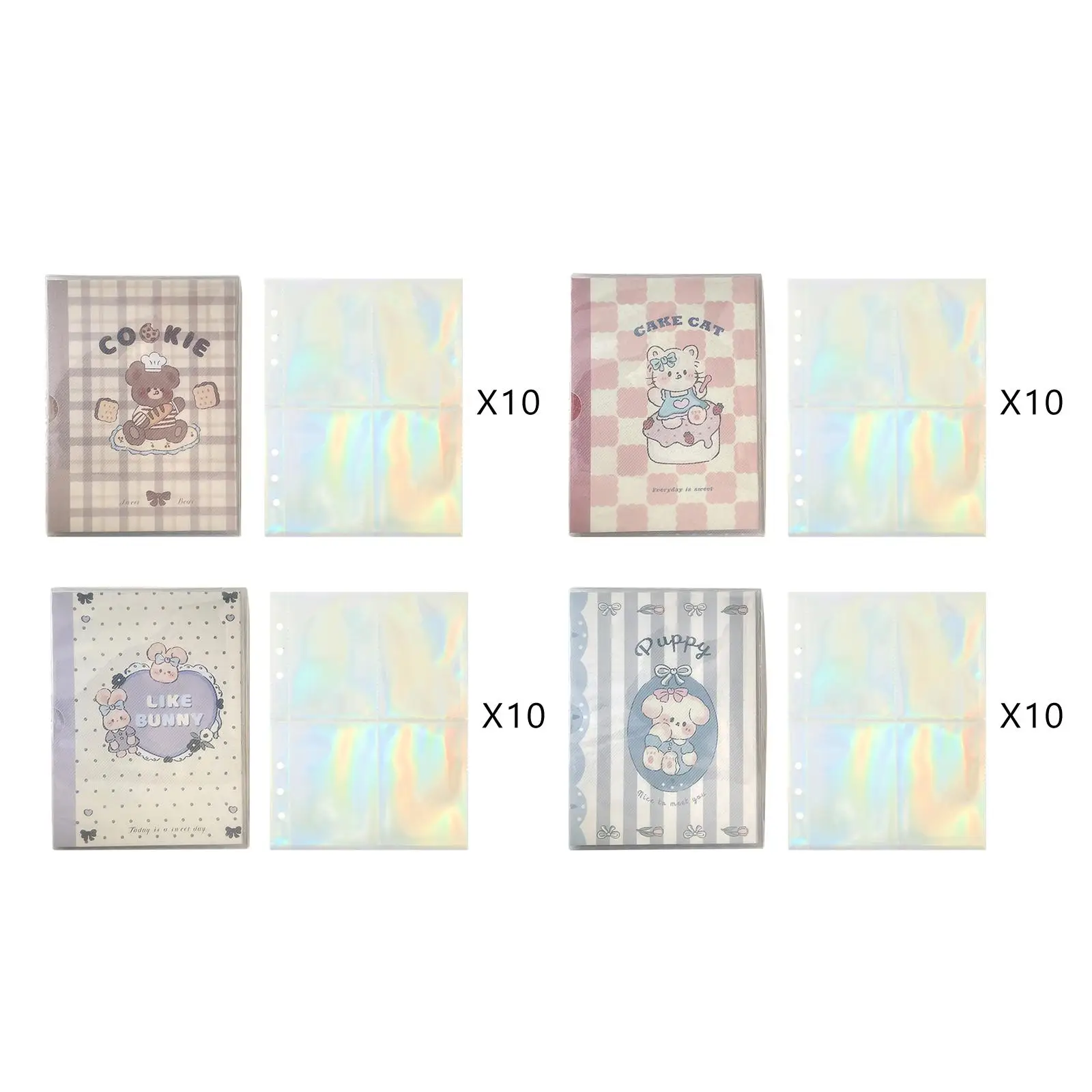 Photocard Binder Photocard Album with 10Pcs Inner Pages A5 Binder Photo Album Photocard Holder Book for Photos Travel Record
