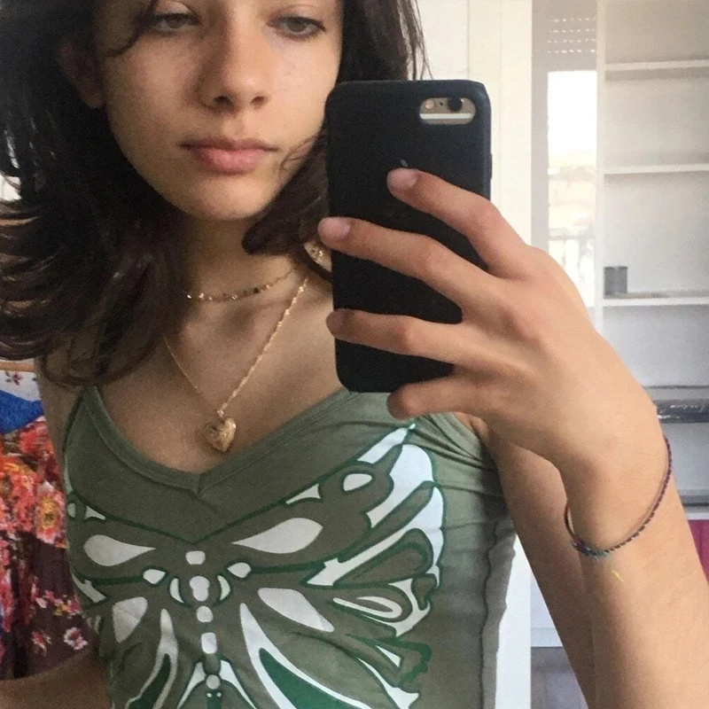 Американская винтажная одежда пикантный облегающий топ с принтом бабочек