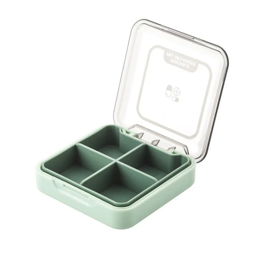 

Dustproof Travel Pill Case Multi Grids Sealed Against Moisture Mini Medicine Box Durable Eco-Friendly Pill Container Organizer