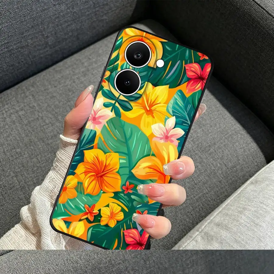 Чехол для телефона с тропическими цветами для Xiaomi Poco X8 Pro Max M7 X7 C85 F6 X3 F5 F8 Ultra X5 C71 X4 F7 F4 (art.: 3920db13761df) - 3920db13761df