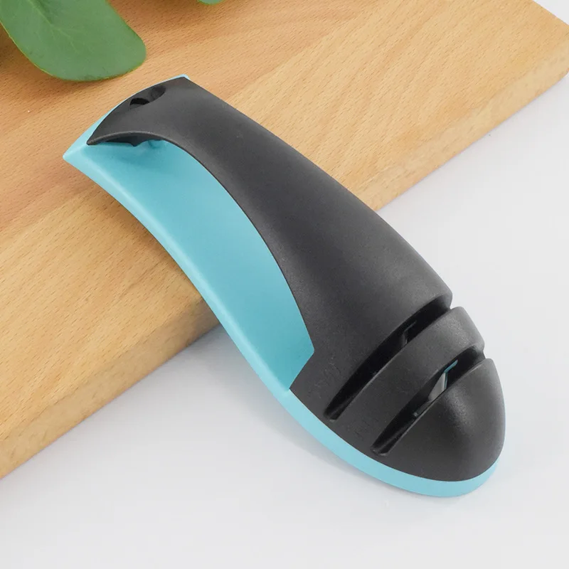 

Whale-shaped Grindstone Domestic Kitchen Ceramic Tungsten Steel Manual Fast Two-stage Sharpener Cuchillos De Afeitar Wholesale