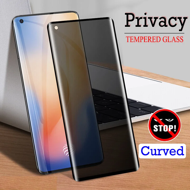 

1/2PCS Anti-spy Curved Glass For Vivo X80 X60 S15 S12 Pro Private Screen Protector For VIVO IQOO 9 8 Pro Privacy Tempered Glass