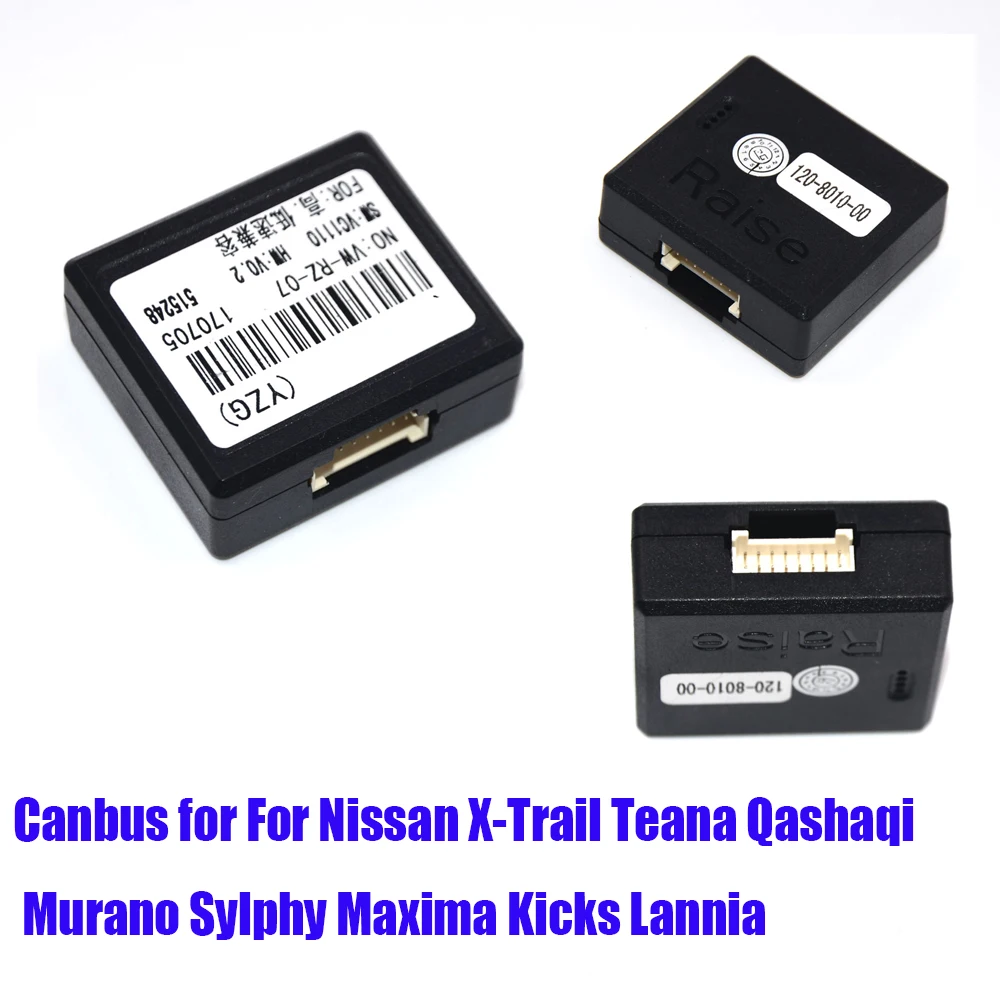 

Car Stereo Android Radio CANbus Box Decoder Adapter For Nissan X-Trail Teana Qashaqi Murano Sylphy Maxima Kicks Lannia