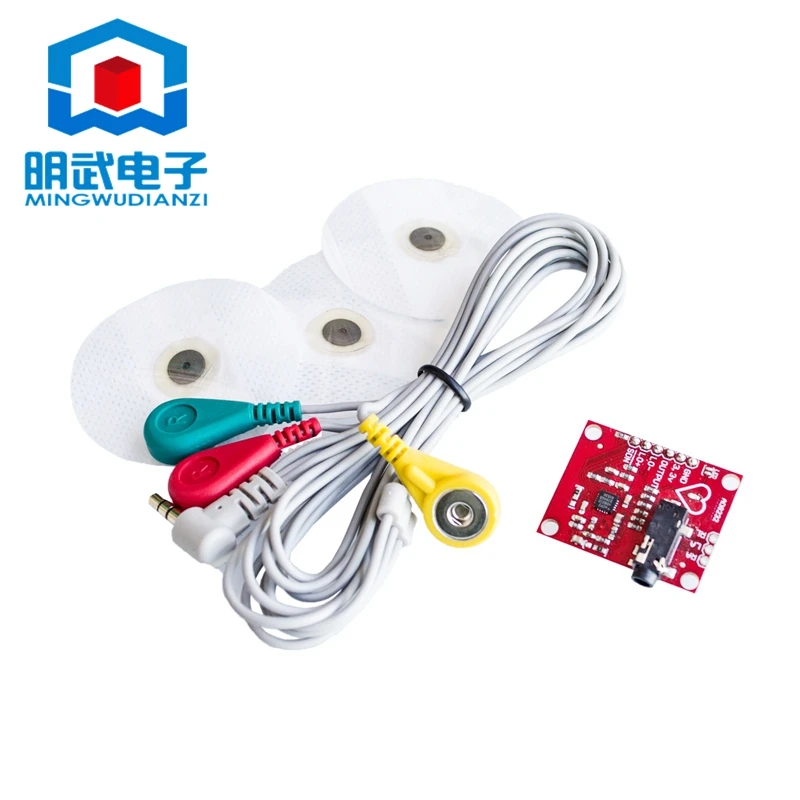 Измерение показателей ЭКГ AD8232 Pulse Heart комплект для ЭКГ Board