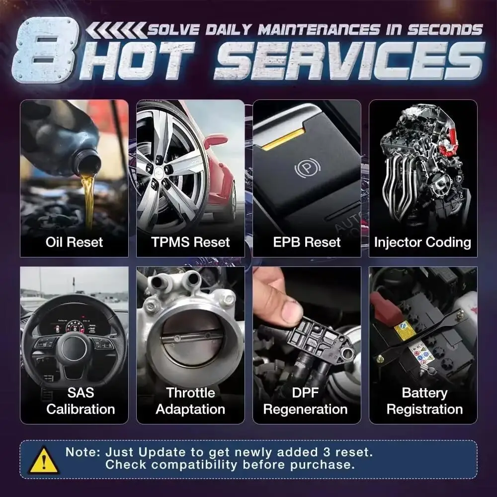 LAUNCH X431 CRP129E PLUS Полная система диагностических инструментов Сканер OBD2 8 функций