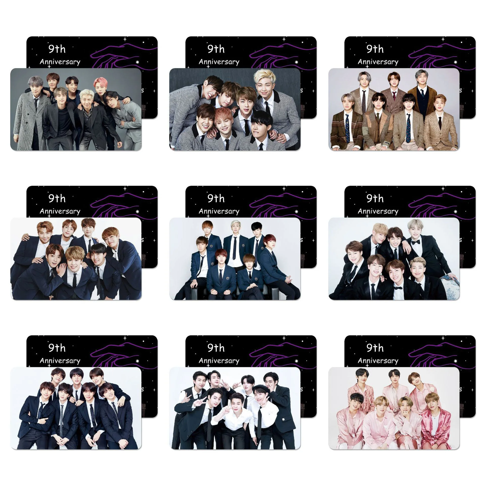 

8PCS K pop Stray Kids Photocard Lomo Card Album Photos Card Jungkook Suga Christmas Evel Photocards Boys Group Accessoreis
