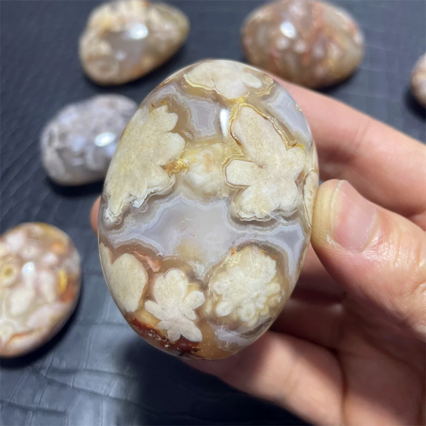 Натуральные агатовые камни Сакура