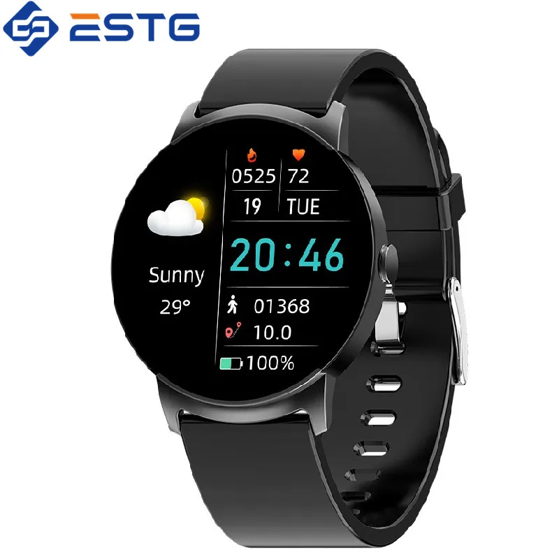 

Смарт-часы KS02 для мужчин и женщин, модные спортивные Смарт-часы с NFC, музыкой, 1,32 дюйма, пульсометром, оксиметром, для Android и IOS