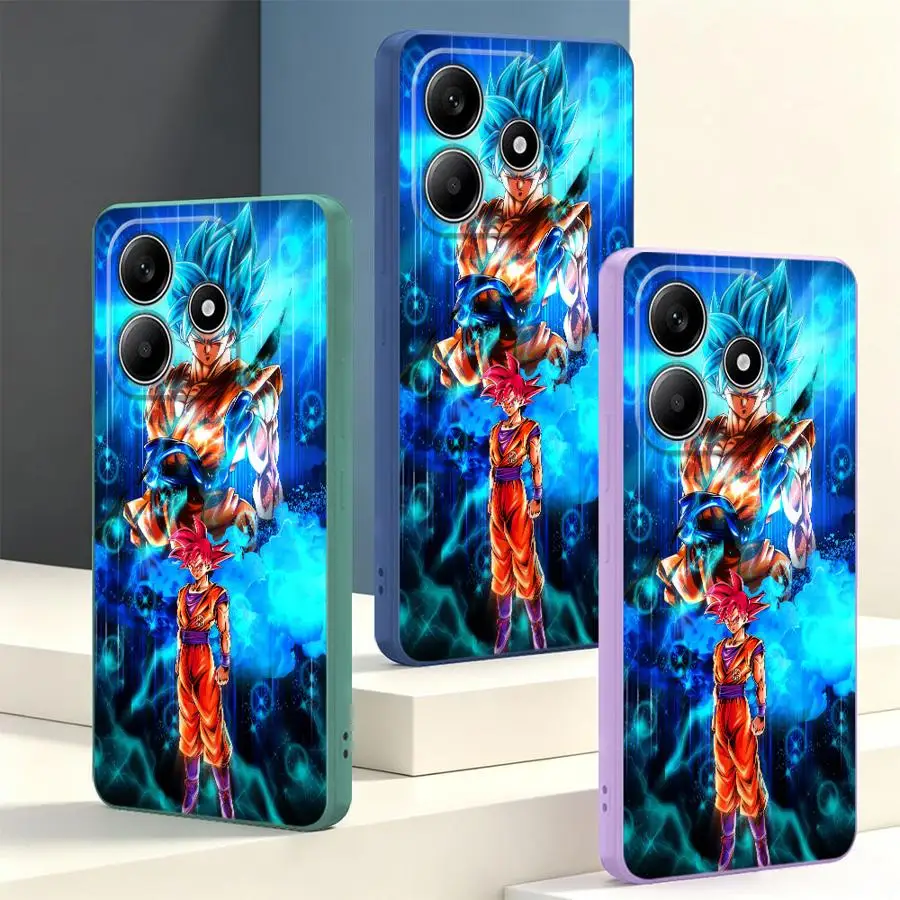 Фото Чехол для Xiaomi Redmi 15A A3x 13C 14C A1 A5 9 8 A2 10 12C 15C K40 K60 с изображением Dragon Balls SSG Goku №1