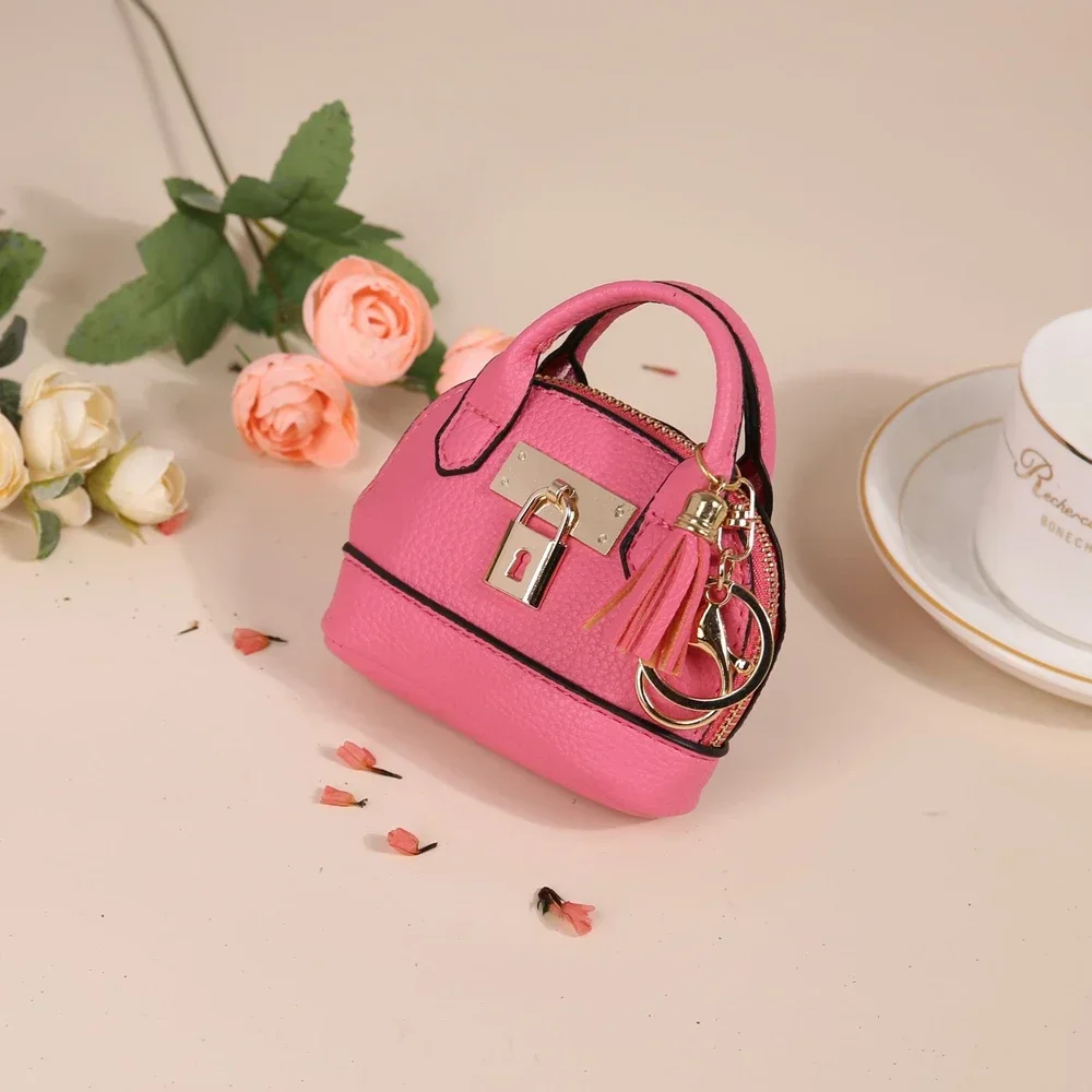 Простой и милый мини-брелок-кошелек с помадой женская сумка подвесной брелок