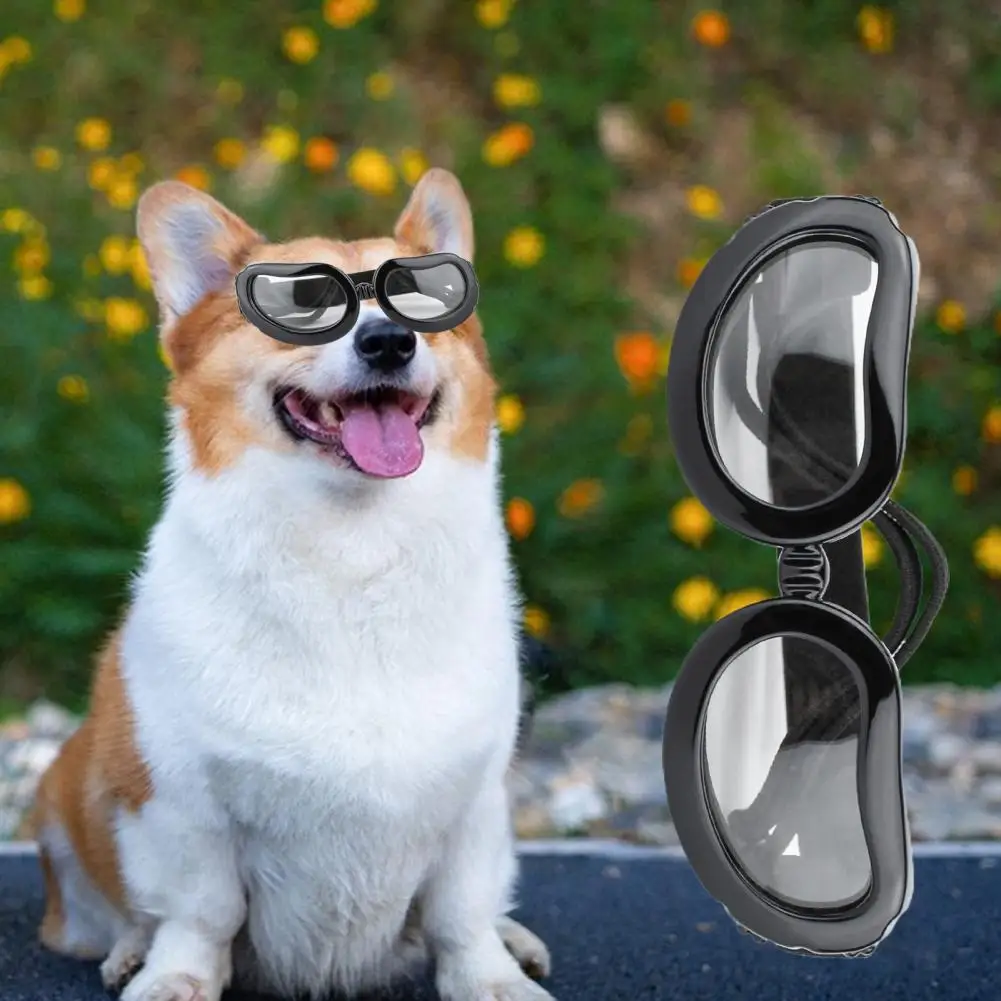 

Stylish Pet Sunglasses Windproof Adjustable Soft Pet Dog Cat Outdoor Sunglasses Dog Glasses UV Protection
