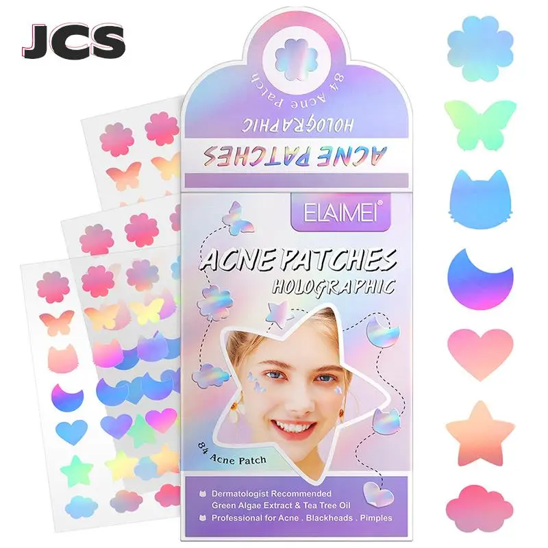 

84PC Face Spot Care Sticker Cute Heart Pimple Patches Invisible Acne Removal Pimple Patch Pimple Acne Concealer Beauty Acne Tool