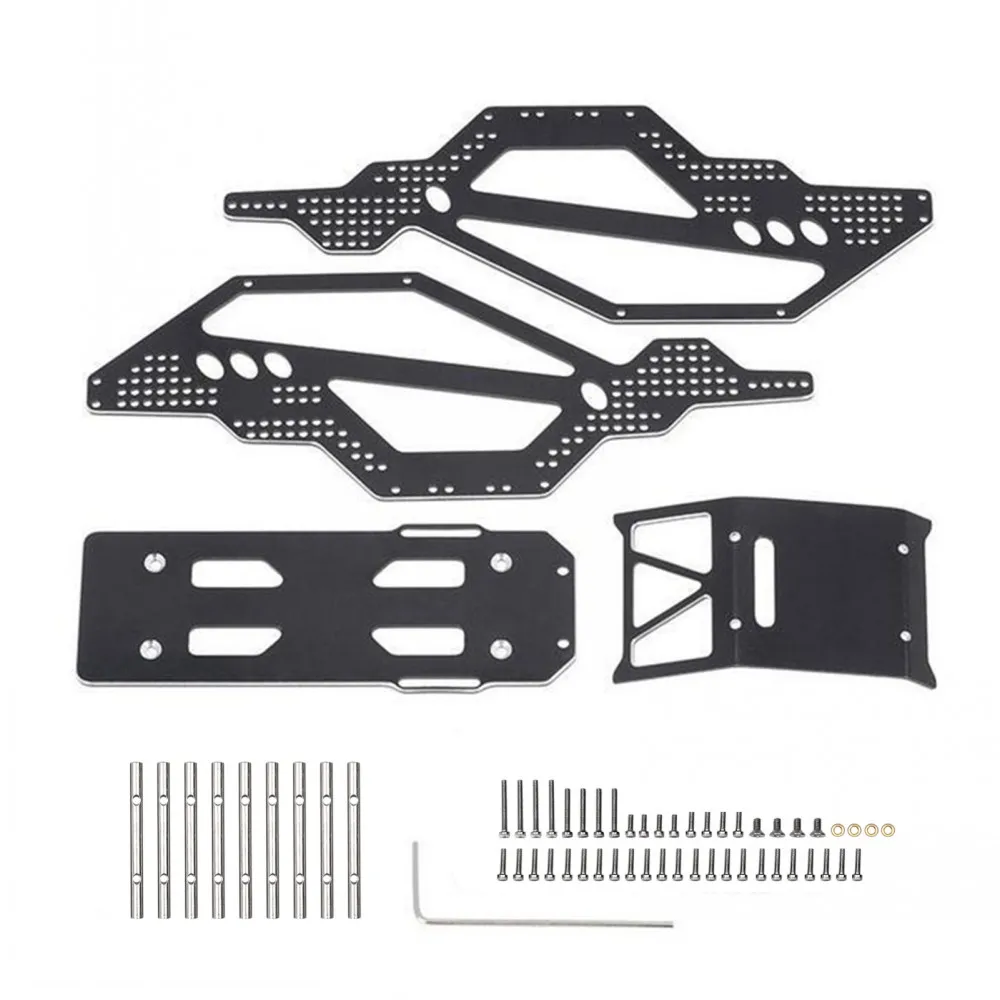Brass Extension Apater Unilateral CVD drive shaft Frame roll cage Front and rear axles For 1/24 RC Car Axial SCX24 90081