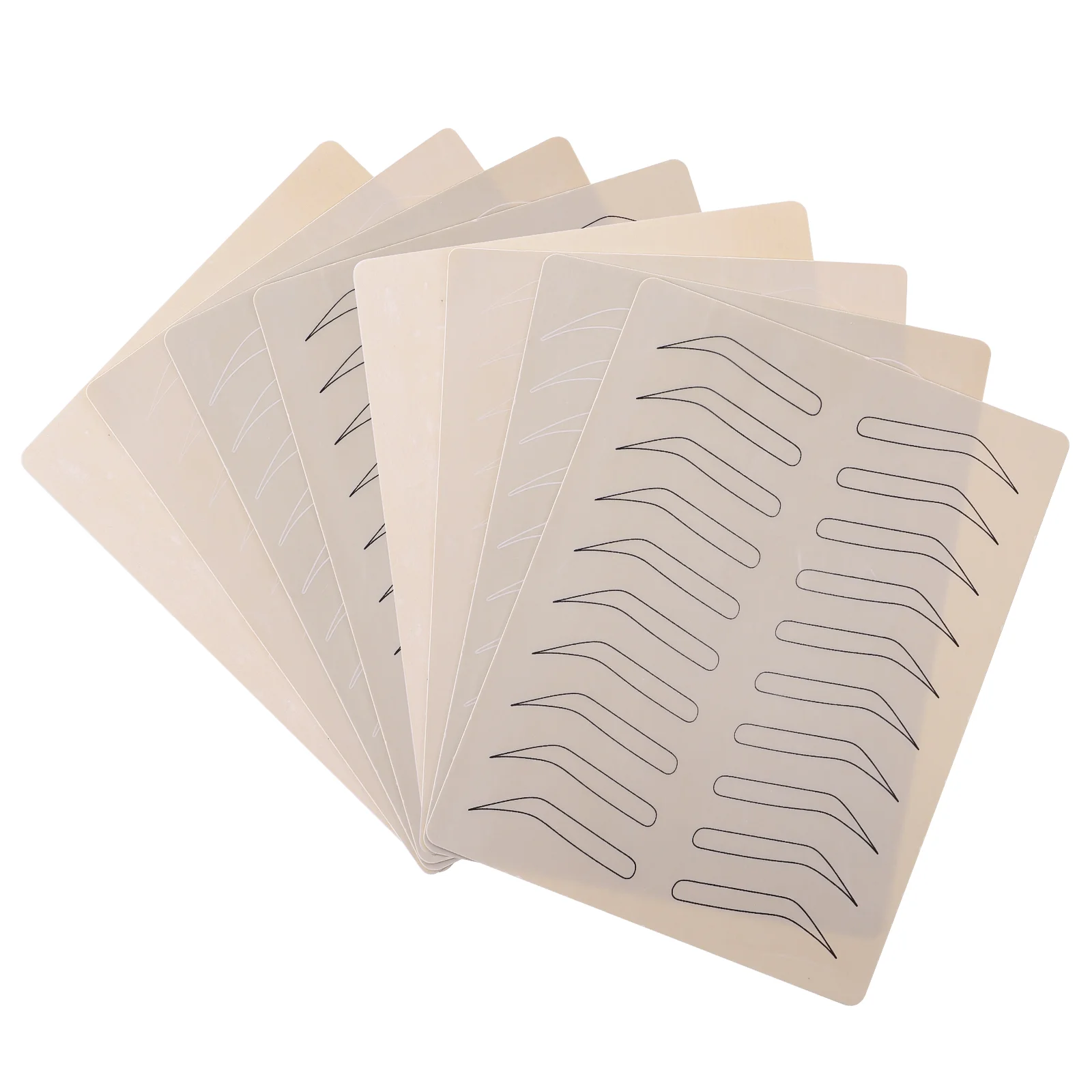 

8pcs Inkless Practical Durable Microblading Skin Tattooing Skin Skin for Tattoos