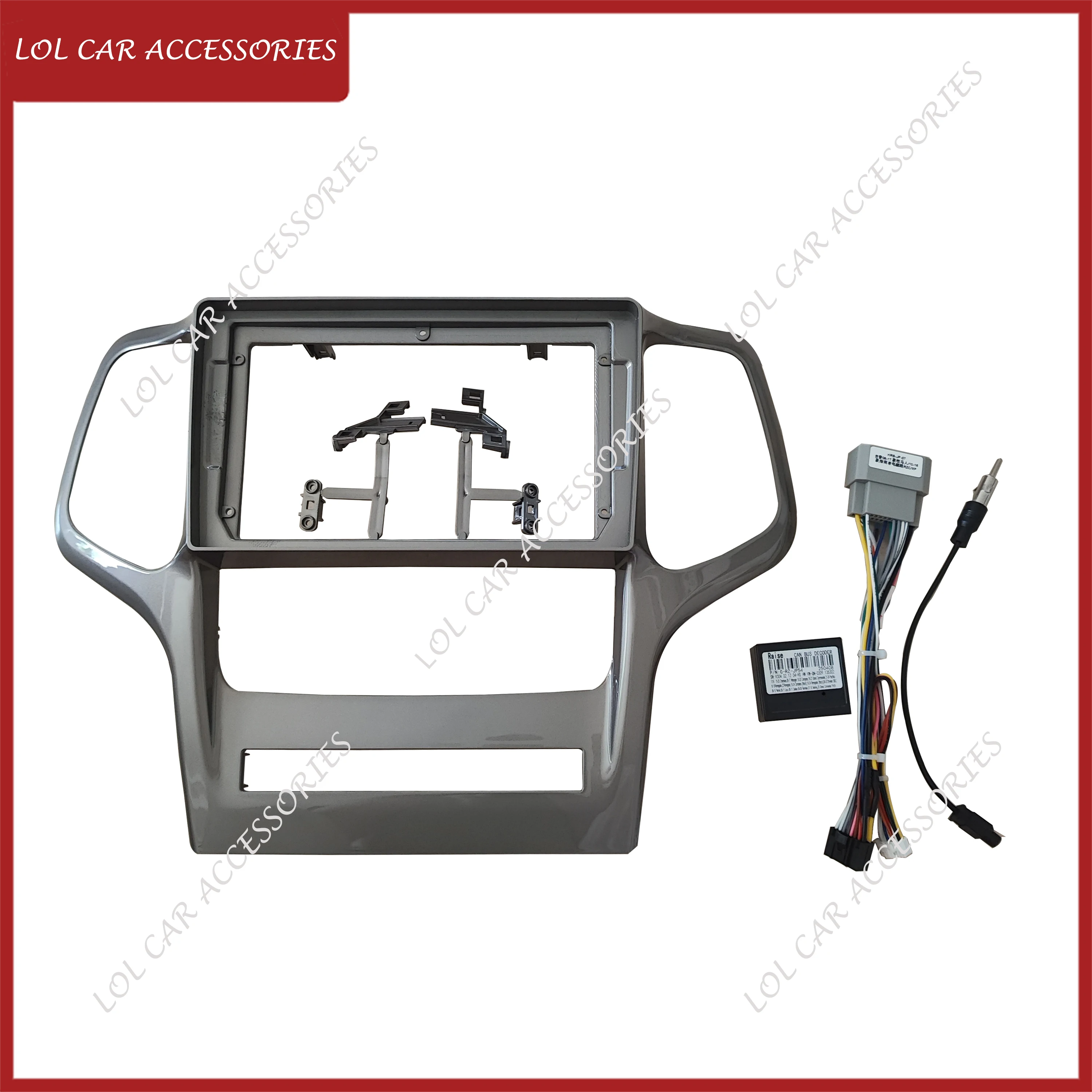 

9-дюймовая лицевая панель для JEEP Grand Cherokee 2008-2012, автомобильный радиоприемник, 2 Din, головное устройство, GPS MP5, Android-плеер, установка рамки приборной панели