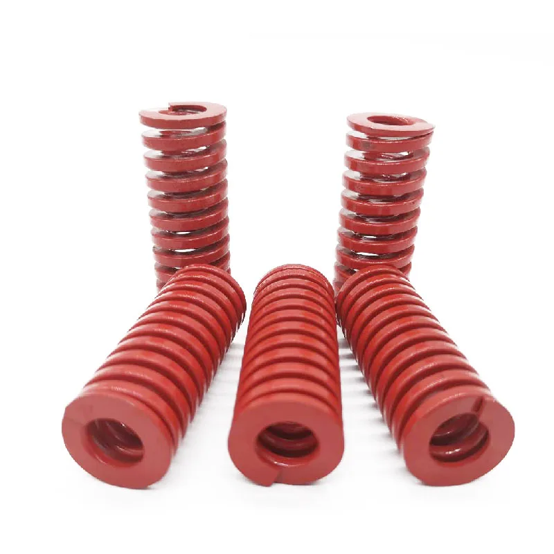 1PCS Mould Die Spring Outer Dia 14mm Inner Dia 7mm Red Long Light Load Stamping Compression Mould Die Spring Length 20-100mm images - 6