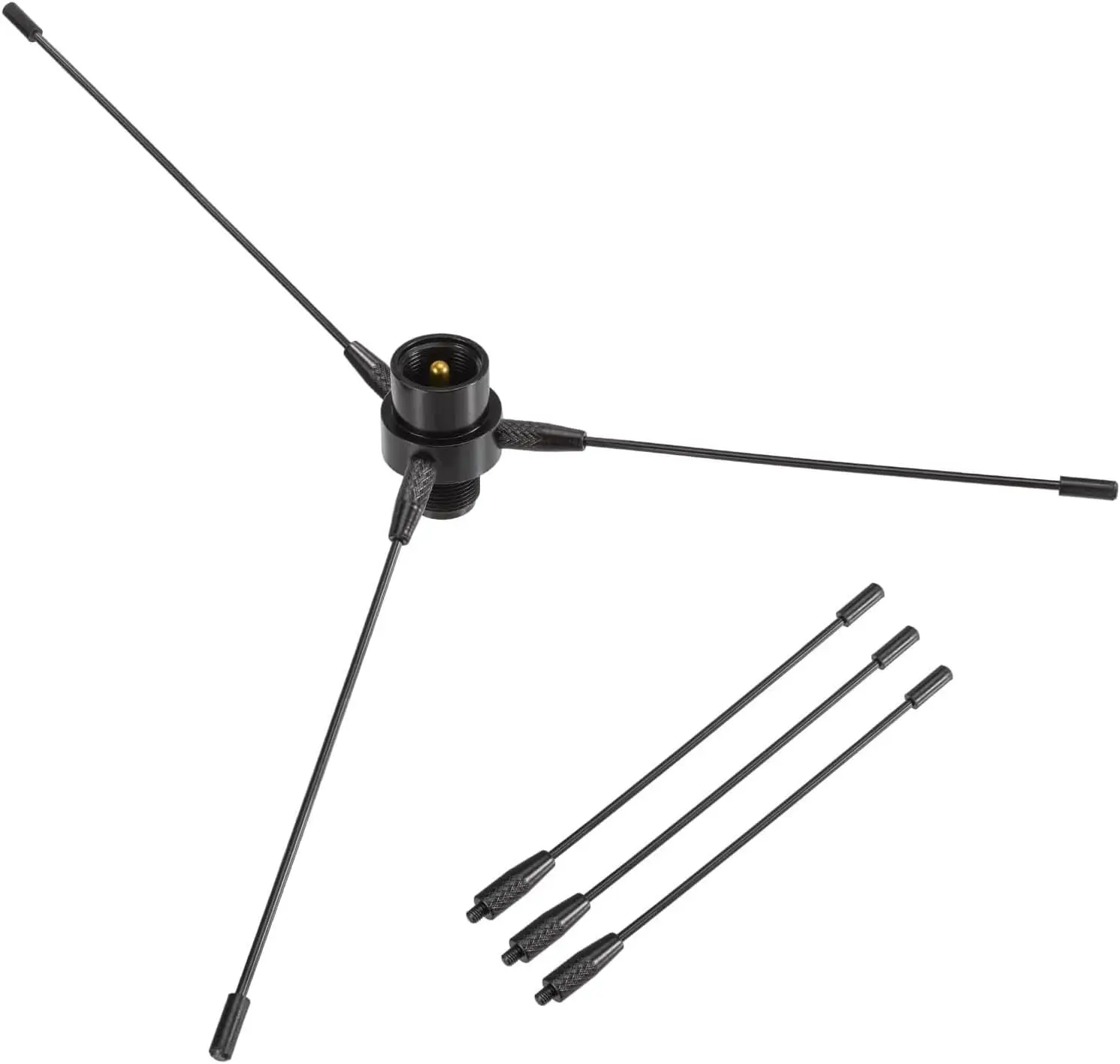Комплект наземной антенной из стекловолокна UHF 400-470 МГц для GMRS, 17 дюймов, разъем SO239, для любительских радиостанций, сканеров, ретрансляторов, мобильных устройств (art.: 3920dc76ece25) - 3920dc76ece25
