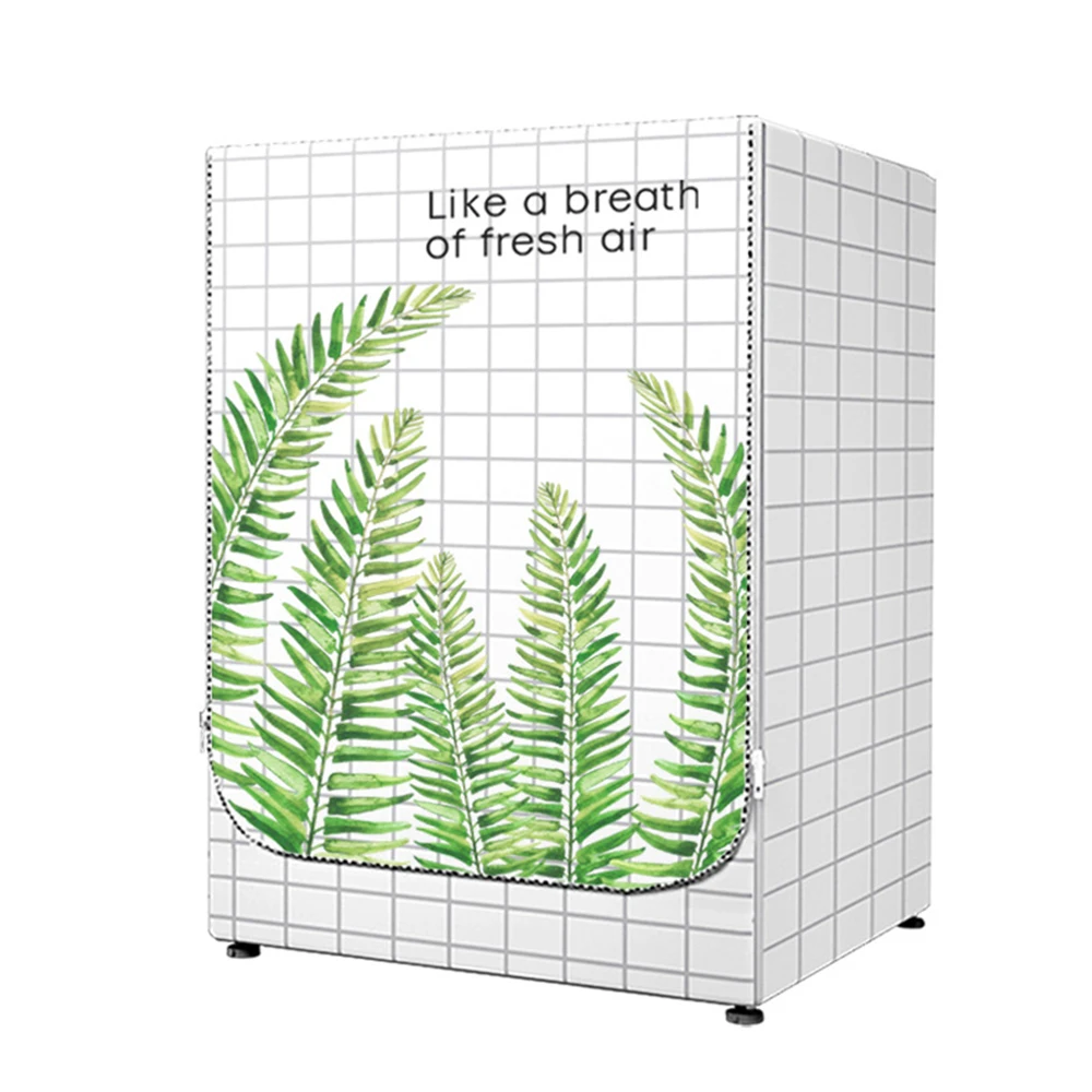 

Modern Simple Oxford Cloth Roller Washing Machine Cover Sunscreen Silver-coated Dryer Waterproof Dustproof Hood Decoration