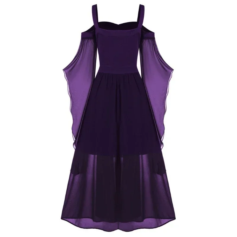 Женское платье с коротким рукавом и лямкой на шее