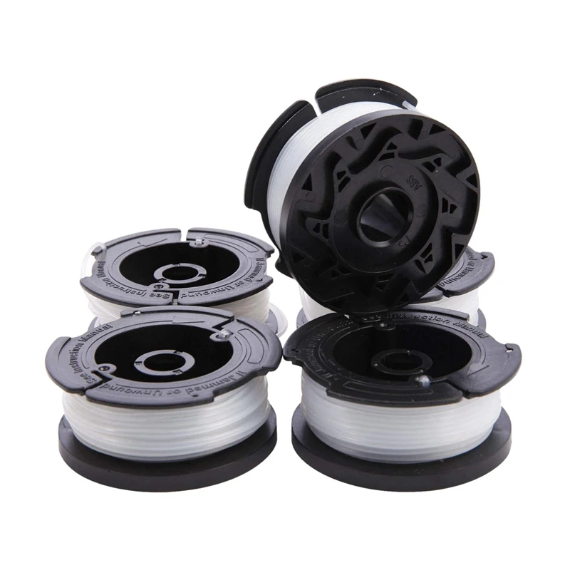 

Lawn Trimmer Line, 5 Pieces Thread Spools for Black and Grass Trimmer, 9.15 M Length, Diameter 1.65 mm