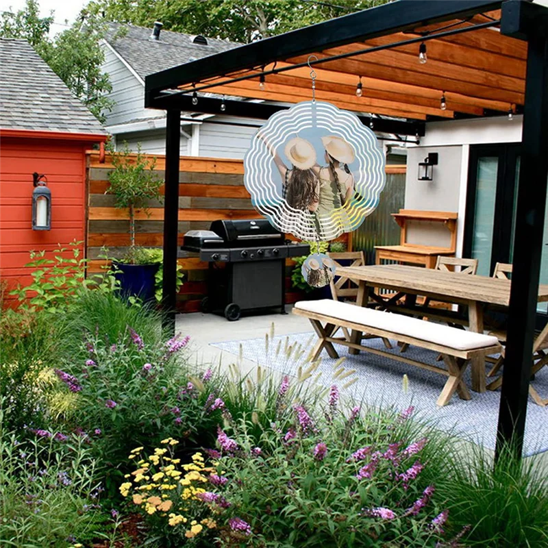 1 Упаковка 8-дюймовых заготовок для сублимационного ветряного прядильщика 3D