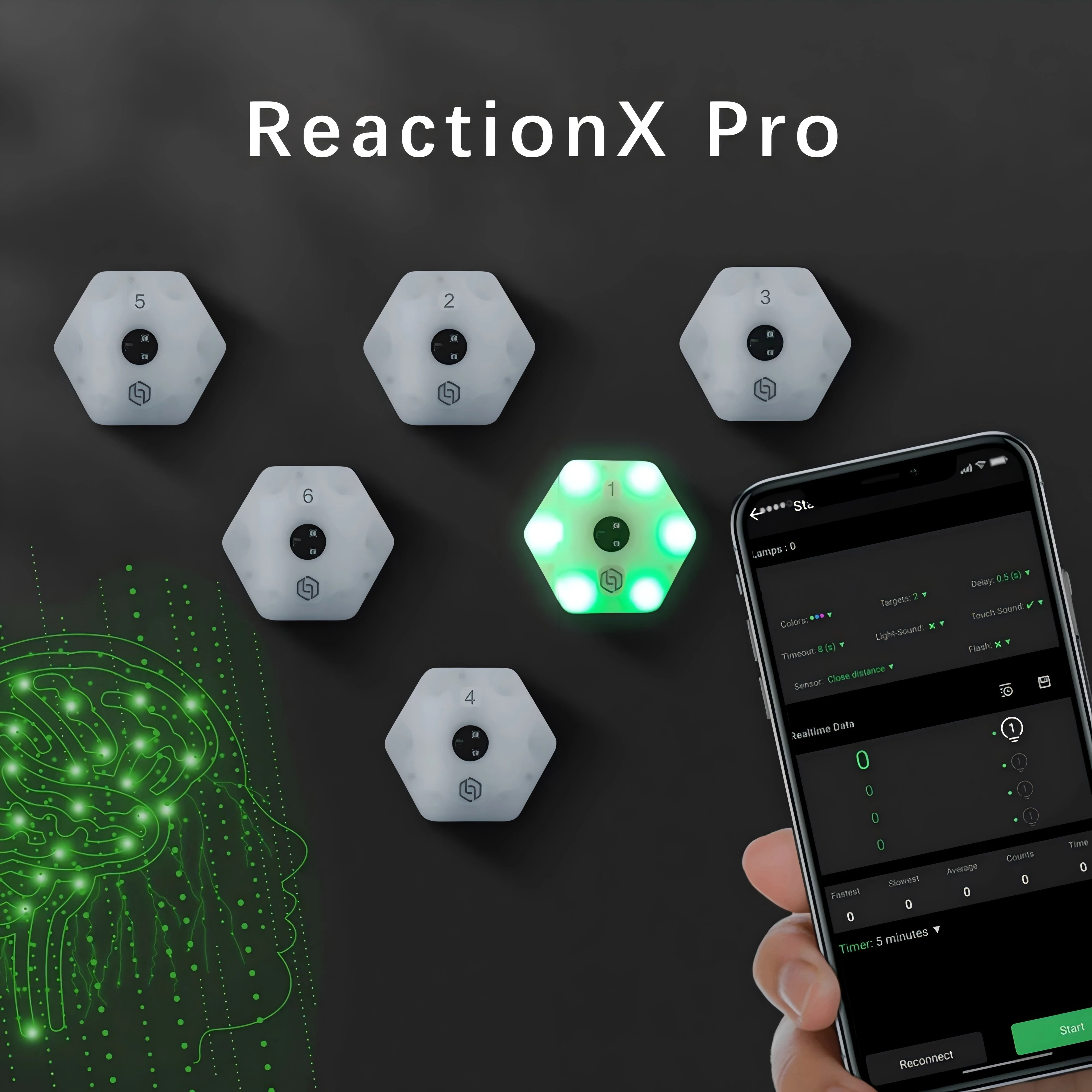 ReactionX Pro Training свет скорость реакция на ловкость интеллектуальное устройство бокс