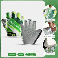 2 pcspair half finger cycling gloves thickened shock pad multi purpose sport anti slip and wear resistance gloves