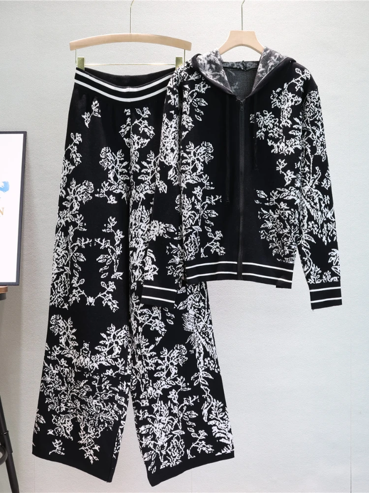 Женский трикотажный комплект из 2 предметов повседневная мусульманская куртка с