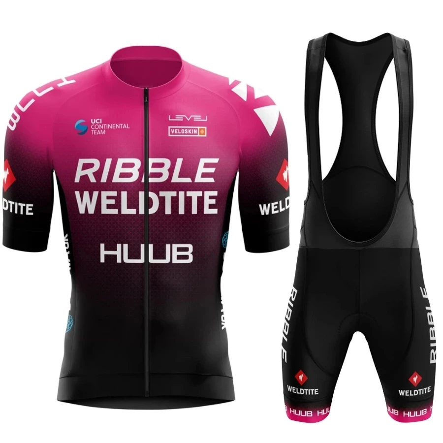

HUUB Pro Team Cycling Jersey Set 2022 Summer Bicycle Cycling Clothing Bike Clothes Men Mountain Sports bike Set Cycling Suit