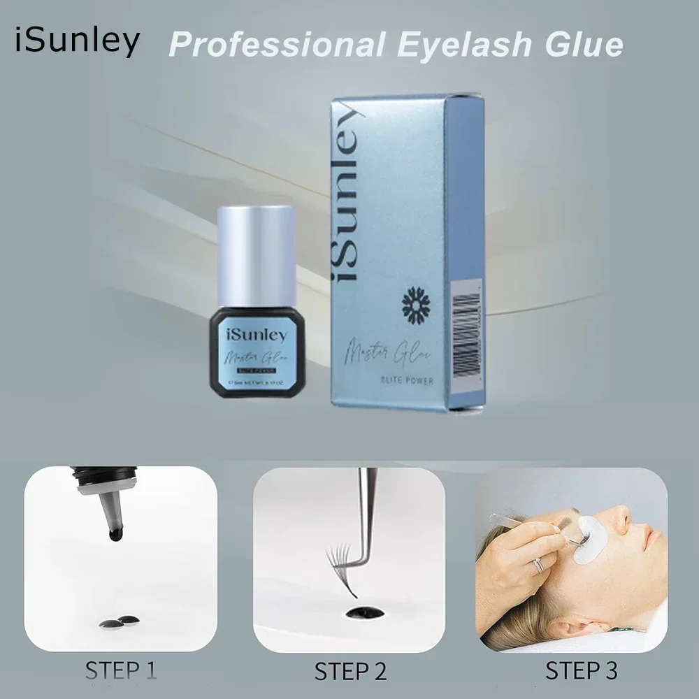 ISunley новый быстросохнущий клей для наращивания ресниц 0 5 s водостойкий