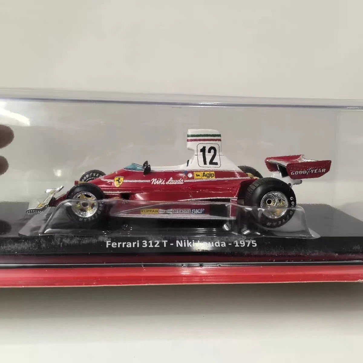 Фото Модель IXO 1:24 FERRARI 312T из литого металла # Модель легкового автомобиля 1975 года выпуска, 12-й серии. №1