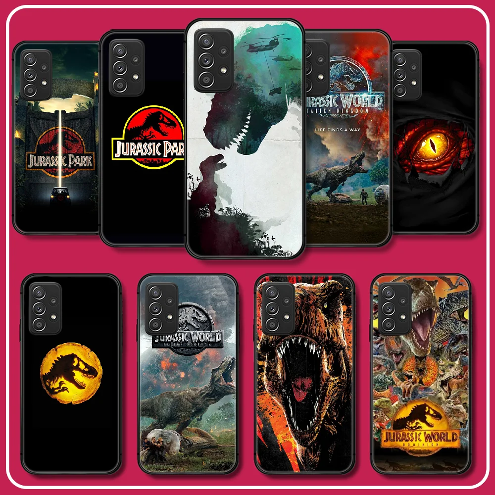 

Jurassics World Dinosaur Silicone Phone Case For Samsung Galaxy Note A 10 13 32 33 51 52 53 S 10 20 21 22 23 FE Plus Ultra Cover