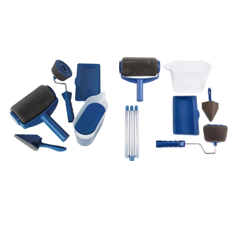 

Seamless Paint Roller Brush Set Drum-type Household Multifunctional for Home Kitchen Living Room Wall Painting