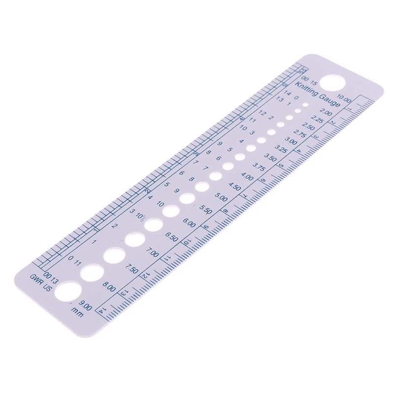 1 шт. прибор для измерения швейной иглы дюймовый инструмент шитья линейка см 2-10 мм