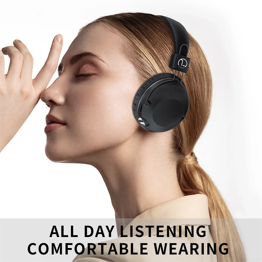 

Compatible Version 5.3 Wireless Music Headset Wireless And Wired Headphones Adjustable Size Plug-in Earphones Headset