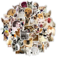 103050pcs funny network popular pet dog cat animal graffiti sticker for luggage laptop ipad skateboard gift sticker wholesale