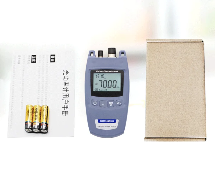 2 in 1 Mini TL520 Optical Power Meter + VFL 10mW 10km Visual Fault Locator TL-520 fiber tester light decay test：-50~+26 dBm