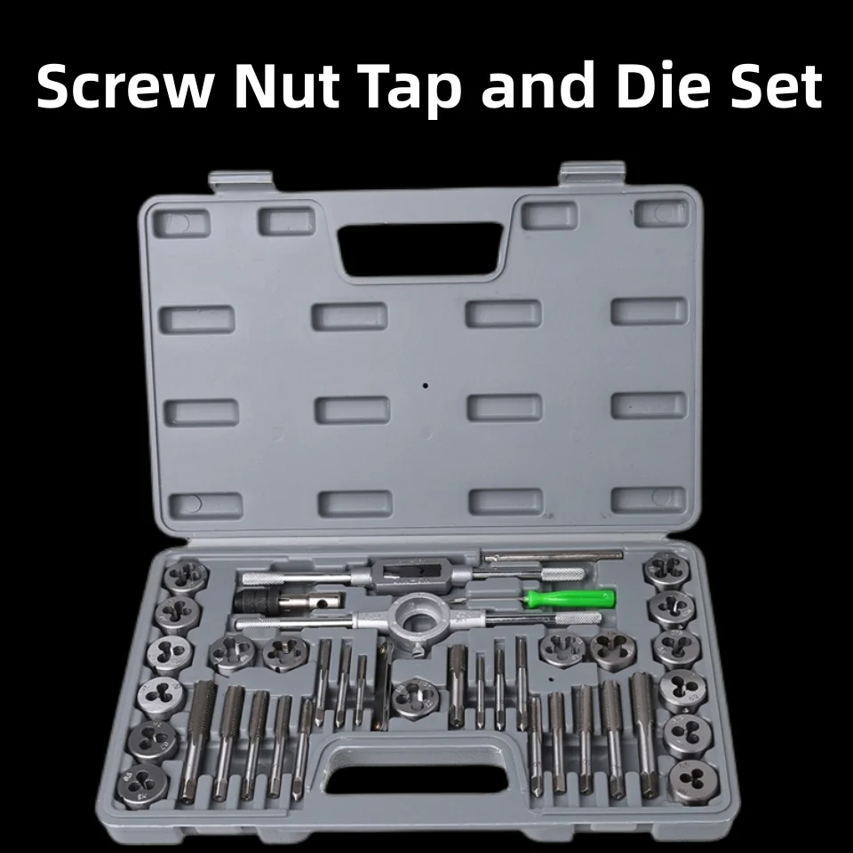 

40 шт. метрический Метчик штампованный набор ручной резьбовой инструмент резьбовое долото