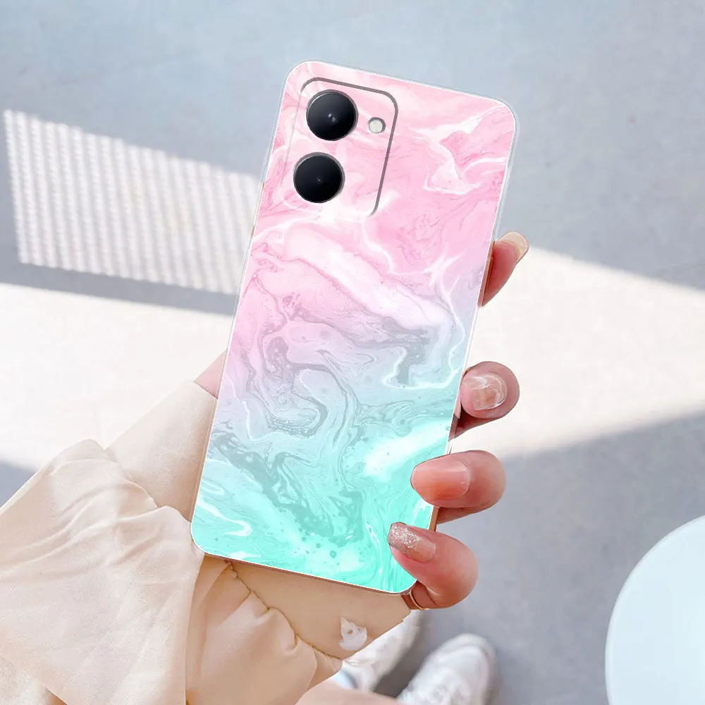 Чехол для Realme 10 4G чехол Realme10 мягкий силиконовый защитный телефона OPPO бампер 6 4