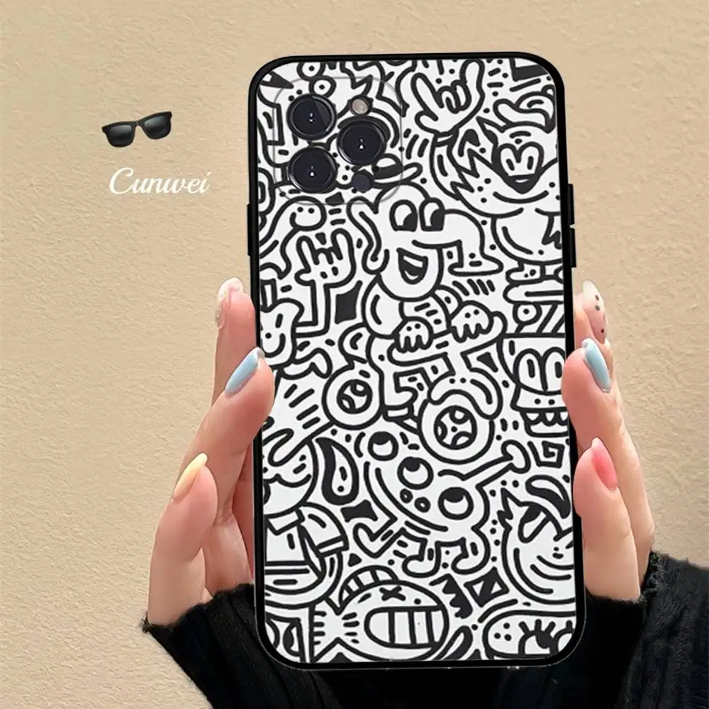 Фото Популярный чехол для телефона Art S-Sam C-Cox для iPhone 16, 15, 14, 13, 12, Mini 11 Pro XS Max X XR SE 6 7 8 Plus №4