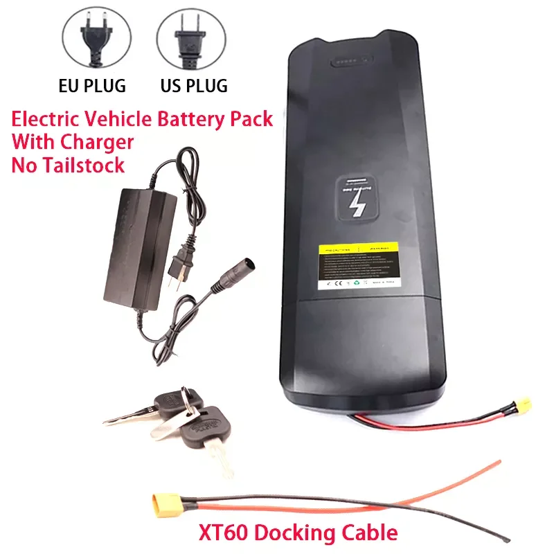 

Electric Bicycle 48V 25Ah Luggage Carrier Battery 52V 18Ah Bafang E-Bike With Tail Rack And Tail Light USB Port Charger 1000W