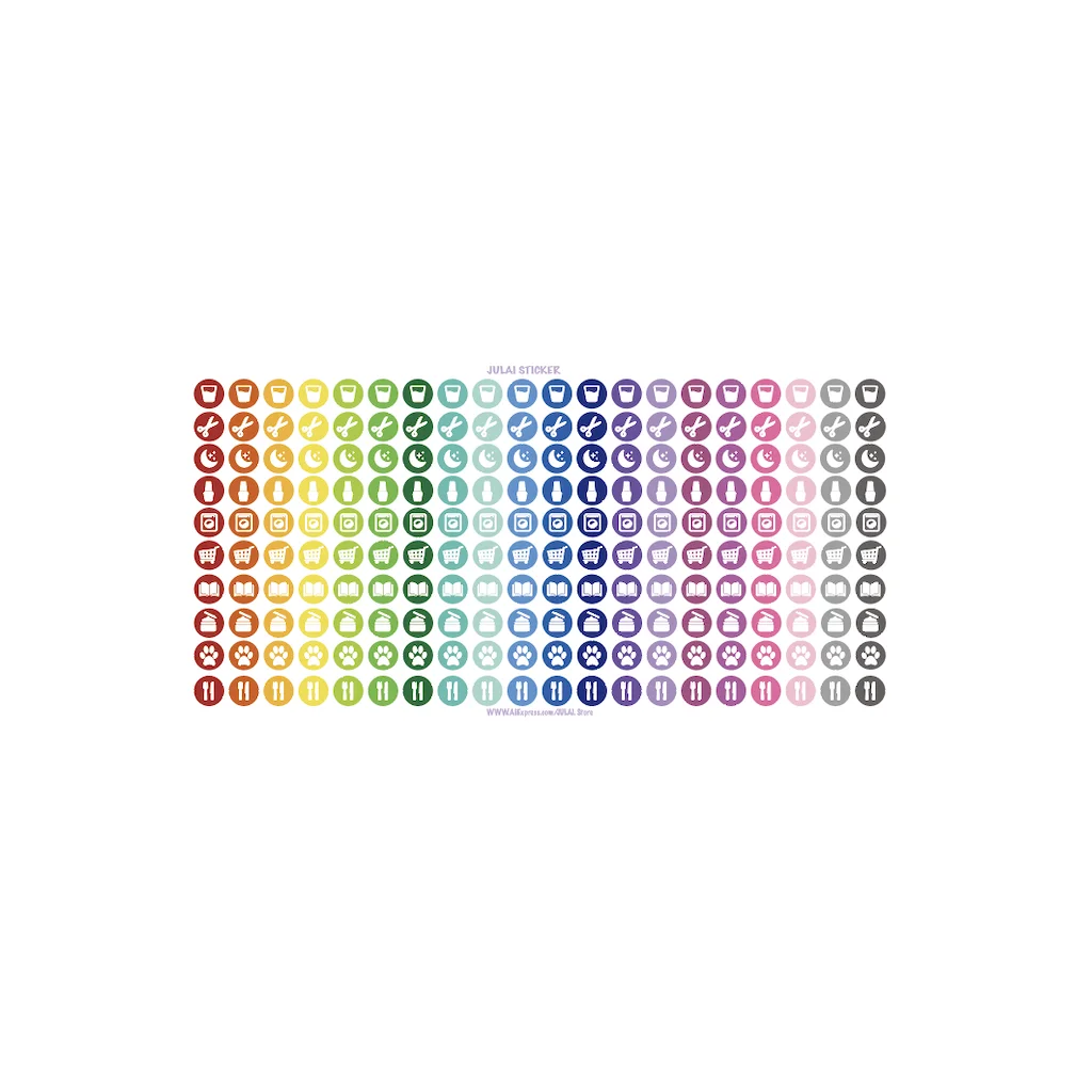 

200 Icons #2 Planner Stickers