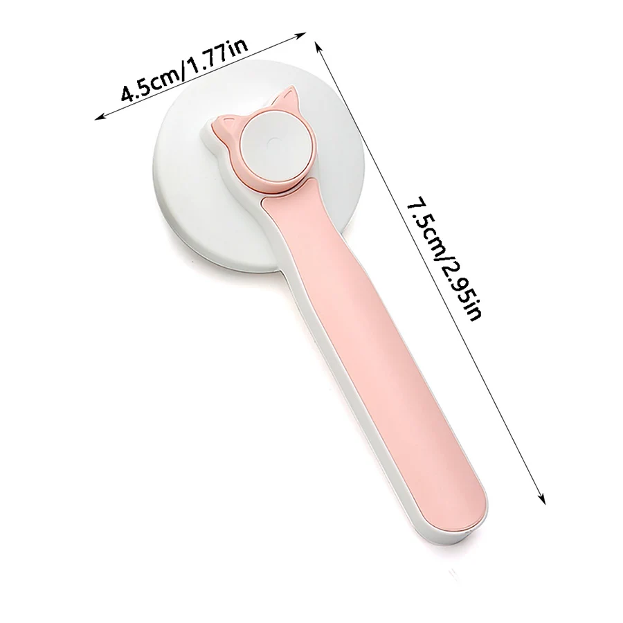 1 Шт. Массажная Щетка С Кнопками Для Домашних Животных Расческа Удаления Волос