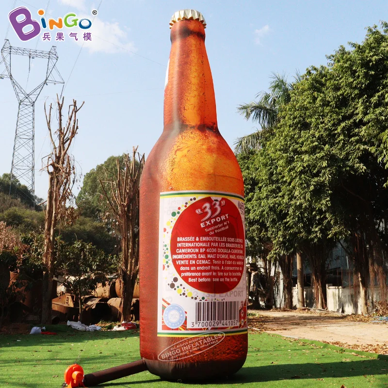

Factory Price 1.7x6 Meters Giant Beer Bottle Model Toys For Shop Decoration Promotion