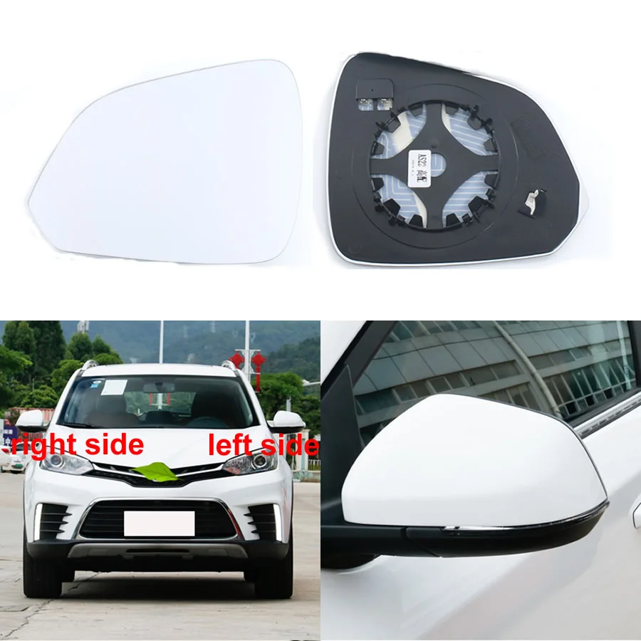 

For MG GS 2017 2018 2019 Car Accessories Auto Rearview Mirrors Glass Outside Door Side Mirror Lens with Heating
