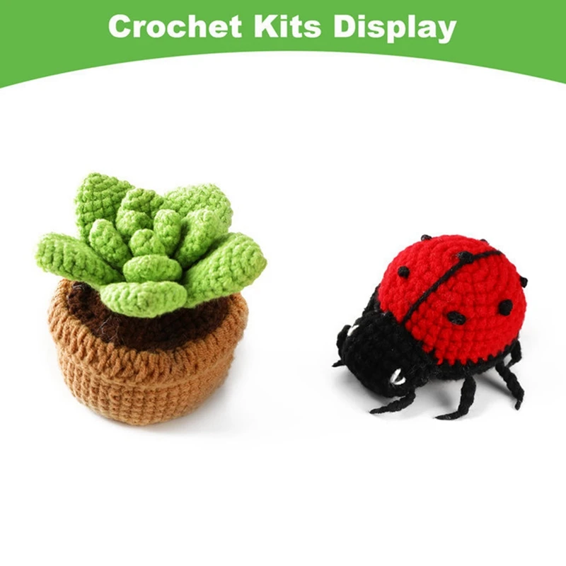 Набор сделай сам для вязания крючком с ручным вязанием