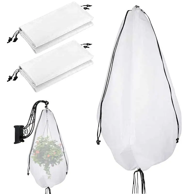

Outdoor Plant Cover Winter Warm Cover Bag Tree Shrub Plant Protecting Bag Frost Protection For Yard Garden Plants 3PCS