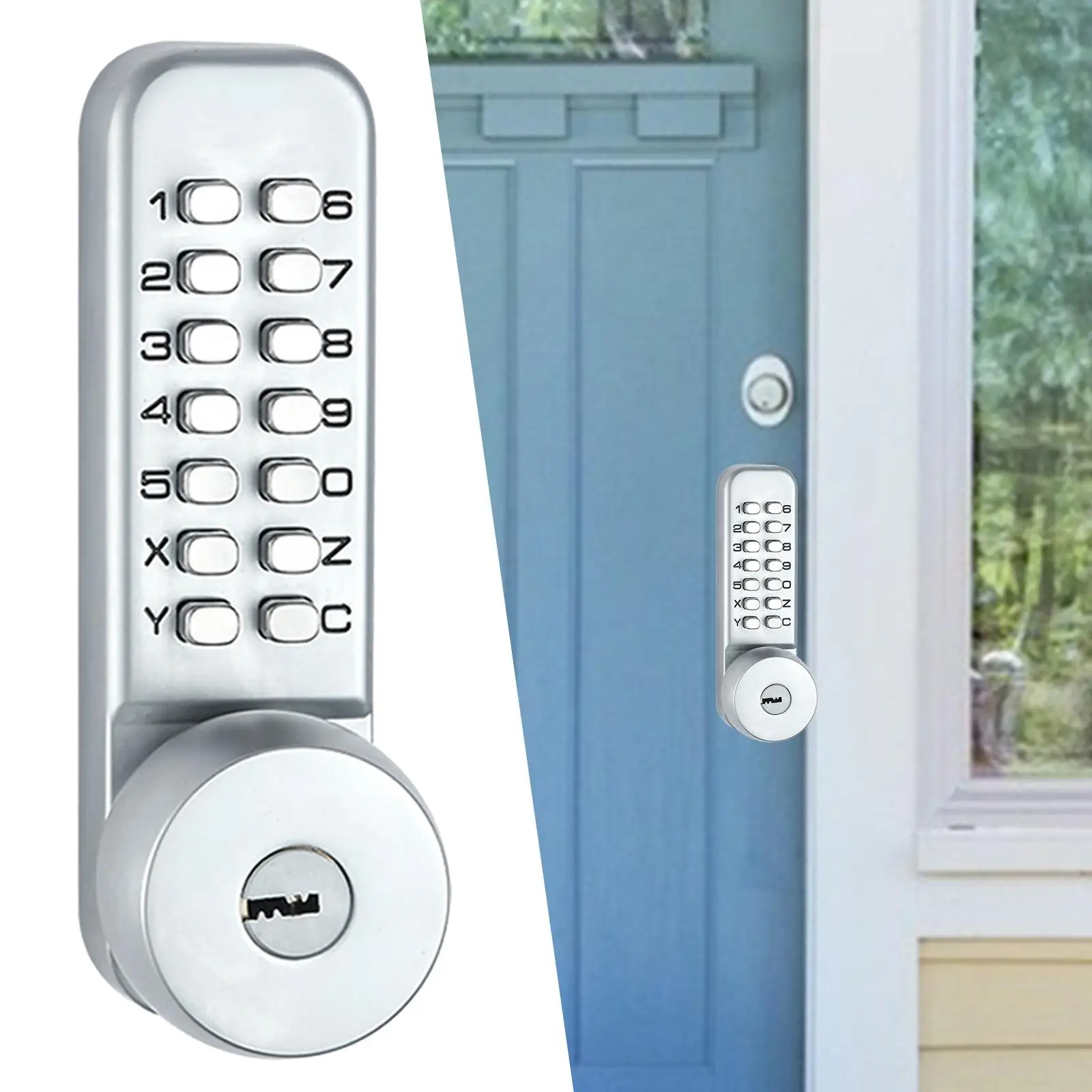 

Mechanical Door Lock Digital Code Gate Front Door Lock for Warehouse Office